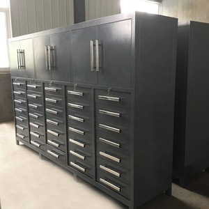 새로운 디자인 공구 캐비닛 72인치 35서랍 6도어 선반 스테인리스 금속 차고 보관 공구 캐비닛 / 차고 보관 시스템 - Product Image 1