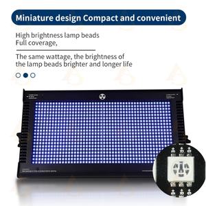 Luz Estroboscópica AICPOSE de 1000w, Aleación de Aluminio, DMX RGW, para Luces DJ, Fiestas, Eventos, Iluminación de Escenario LED - Product Image 2