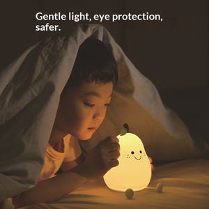 Lámpara de Noche con Diseño de Dibujos Animados, Luz Cálida, Control Táctil, LED ABS, para Mesita de Noche, Cuidado de la Vista Infantil, Ambiente de Lactancia, Lámpara de Mesa Pequeña - Product Image 3