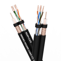 Cable Híbrido Compuesto Combinado de Red Coaxial RG59+CAT5e, RG6+CAT5e Personalizado