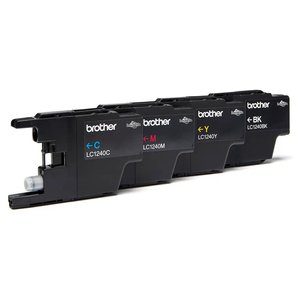 Ensemble de cartouches d'encre pour imprimante Set Pianeta Giove Noir/Cyan/Magenta/Jaune Multipack LC1240VALBP - Product Image 1