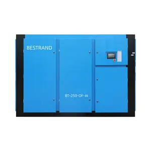 BESTRAND Venta directa personalizada hecha máquina de tornillo de voltaje variable 7.5kw 10HP 7bar pequeño compresor de aire de ahorro de energía silencioso