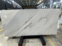 Marbre blanc doré italien, pierre naturelle haut de gamme, décoration moderne pour murs intérieurs/extérieurs, comptoirs, cuisines et murs décoratifs