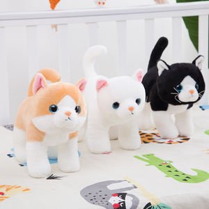 Desain Mode boneka kucing lembut mainan sentuhan simulasi kucing mewah untuk anak-anak - Product Image 6