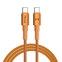 Cable USB Tipo-C Miccell de 1.5M, PD 60W, Carga Rápida, Transferencia de Datos a 480Mbps, Cable de Carga de Nailon para Teléfono Inteligente