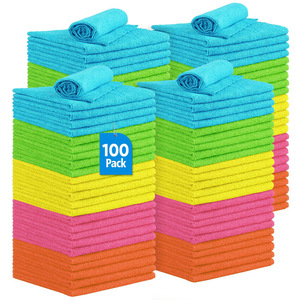 Paños de Limpieza de Microfibra Gruesos Rectangulares Absorbentes Multiusos para Cocina AJMB-005A - Product Image 2