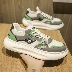 Chaussures pour hommes respirantes, chaussures de sport décontractées pour adolescents, chaussures de course en mesh déodorantes, chaussures classiques tendance décontractées - Product Image 4