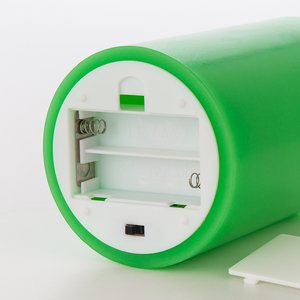 Matti's Home Decoration 3D Real Flame Pillar <strong>Green</strong> Paraffin Wax Battery Operated Flickering Led <strong>Candle</strong> - Product Image 3