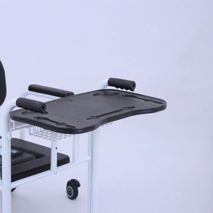 Machine de transfert multifonctionnelle pour patients âgés avec levage hydraulique, capacité 200 kg, acier au carbone noir, style moderne - Product Image 1