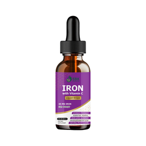 High Quality Iron <b>Liquid</b> Drops with Elemental Iron Hemoglobin Improves Focus Energy Helps Sustain Optimal Fruity Flavor - Product Image 1
