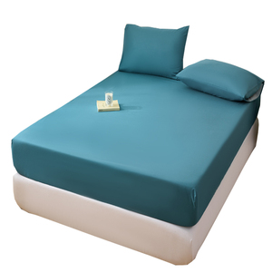 Couvre-lit 100% fibre de bambou, couleur unie, super doux et respirant, adapté à la maison et aux hôtels, convient à toutes les saisons. - Product Image 1