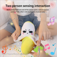 Piano musical interactif en peluche EPT avec détection de rythme, mignonnes poupées sensorielles en forme de fruits et légumes, pour bébés de 0 à 24 mois, Nouveauté 2026, Promotionnelle