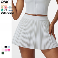 Jupe de tennis plissée taille haute pour femmes, jupe de golf légère avec shorts de sport respirants et poches pour les sports féminins