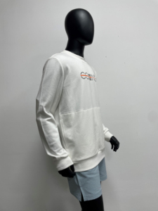 เสื้อสเวตเชิ้ตคอกลมแขนยาวผ้าคอตตอนหนา 100% เป็นมิตรกับสิ่งแวดล้อม ปักโลโก้ พิมพ์ลาย สำหรับผู้ชาย - Product Image 5