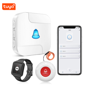 Sistema de llamadas Daytech Wifi Tuya, buscapersonas, botón de alarma de pánico, buscapersonas para ancianos que viven solos - Product Image 1