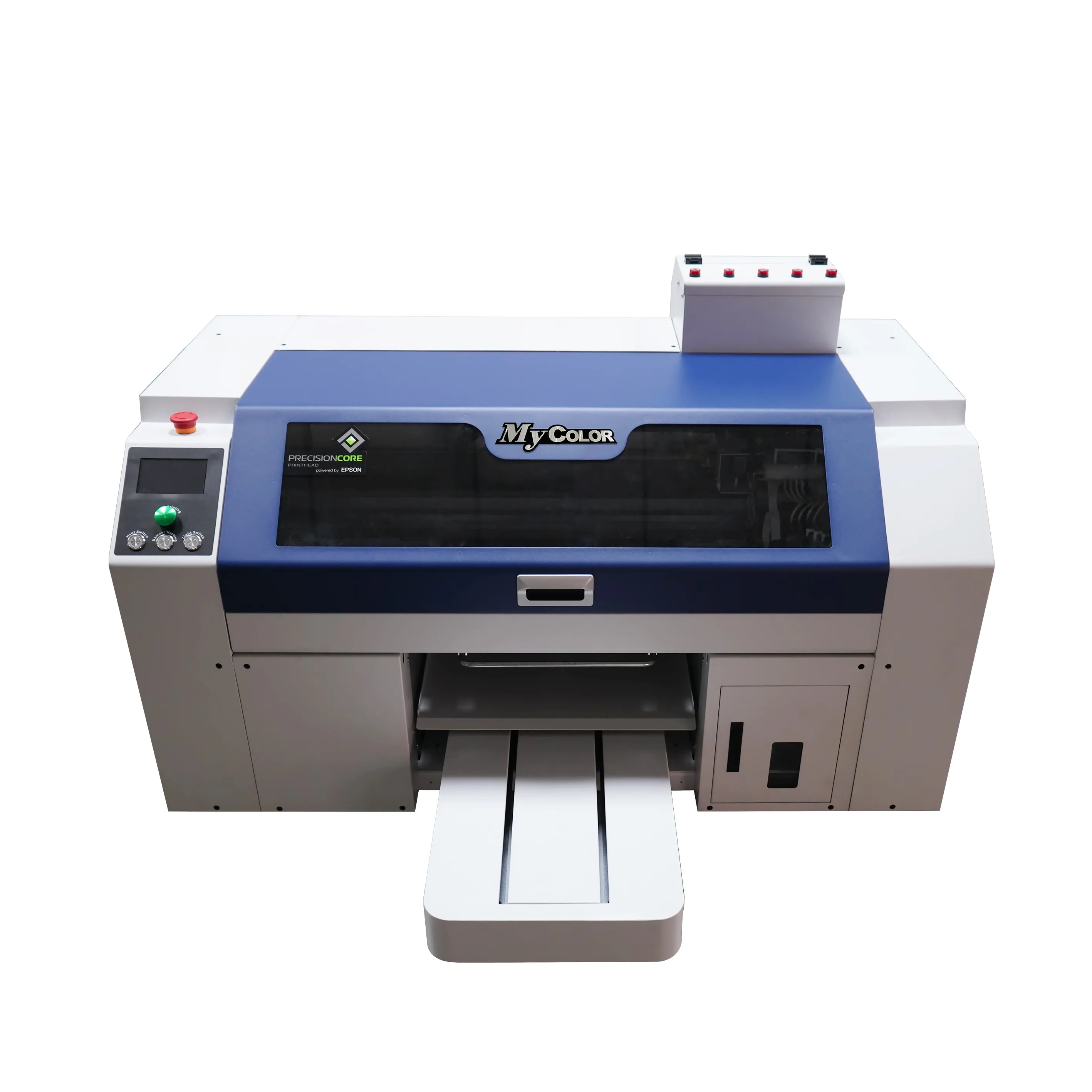 MyColor A3 DTG T-Shirt-Druckmaschine 2 i3200-A1 20 Stunden/Stunde halbautomatisch mit 1 Jahr Garantie Zustand noch nicht renoviert Pigment-Tinte