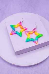 ต่างหูเรซิ่นมีสไตล์ น้ำหนักเบา ดีไซน์แฮนด์เมดสุดอินเทรนด์ เหมาะสำหรับสวมใส่ลำลองและเป็นเครื่องประดับแฟชั่น - Product Image 3