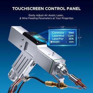 Nouvelle soudeuse laser à fibre portative 3000W 3-en-1, machine de soudage, nettoyage et découpe laser avec alimentation en fil intégrée, composants THK - Product Image 5
