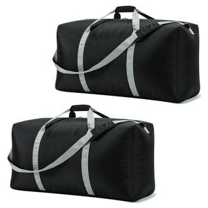 Hot Sale Customized logo Sport Gym Travel <b>Bag</b> Large Capacity Black <b>Waterproof</b> Duffel <b>Bag</b> for Women and Men - Product Image 1