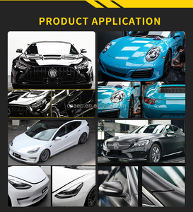 ROYAL RHINO - Pellicola Protettiva per Auto in TPU TPH PPF, Disponibile in Pronta Consegna, 1.52*15M Trasparente / <span class=keywords><strong>Nero</strong></span> Lucido / <span class=keywords><strong>Nero</strong></span> Opaco - Product Image 5