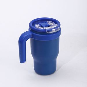 Gobelet isotherme en acier inoxydable de 14 oz avec poignée, impression personnalisée, réutilisable, articles promotionnels, cadeau publicitaire - Product Image 6