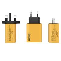 NOUVEAU Chargeur mural multi-ports USB double PD 120W à charge rapide Type C pour téléphones portables et tablettes HXEU001