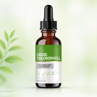 YanNIOEM Gouttes liquides de chlorophylle 60 ml pour adultes, santé de la peau, stimulation de l'énergie, soutien digestif et immunitaire