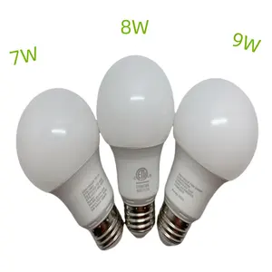 Factory Supplier 120V E26 A19 Potting Thermally Conductive Silicone 7W 8W 9W ETL LED Bulbs For Home