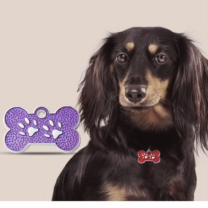 Huisdier Id Gepersonaliseerde Pet Tags Voor Honden En Katten Front & Achterzijde Graveren Verschillende Vormen Kleuren En Maten Geanodiseerd Aluminium - Product Image 2