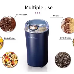 Low Price Stainless Steel Electric Coffee Grinder 200W Powerful Electric Coffee Grinder Spice Nuts Grains Mill Mini Grinder