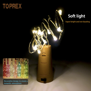 Led filo di rame luci di stringa di 2 metri a batteria ghirlanda fata con IP65 Rating per la festa di Ramadan decorazioni natalizie - Product Image 3