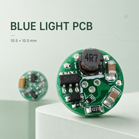 Module de carte de commande PCB laser bleu ZhonNa 10,5x10,5 mm pour outils, pièces d'outils, accessoires de réparation électronique, composant de contrôle de puissance