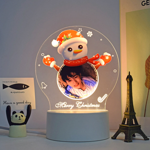 Luz Nocturna 3d <span class=keywords><strong>para</strong></span> decorar la habitación, otros regalos artesanales <span class=keywords><strong>para</strong></span> <span class=keywords><strong>hombre</strong></span>, mujer, niño, madre, padre, San Valentín, diseño personalizado - Product Image 6
