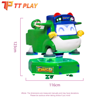 Machine de jeu d'arcade musicale chinoise-anglaise en plastique et métal, à 1 ou 2 places, à monnayeur, pour enfants, pour centres de jeux