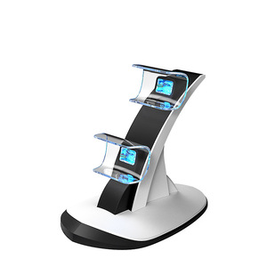 حامل شحن مزدوج مع شاشة ضوء أزرق لـ PS5 من أجل منصة Gamepad يسهل الوصول إليها للعب - Product Image 2
