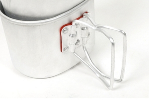 <span class=keywords><strong>Camping</strong></span> <span class=keywords><strong>3</strong></span> in 1 Logo personalizzato borraccia tazza di alluminio borraccia con sacchetto Oxford - Product Image 6