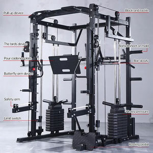 Vente chaude Smith Machine Machine de force multifonctionnelle Station d'exercice de gymnastique pour équipement de gymnastique commercial - Product Image 2