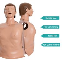 Kit de formation RCP en PVC grandeur nature (demi-corps) pour écoles, prix de gros, personnalisable, équipement éducatif pour la science médicale