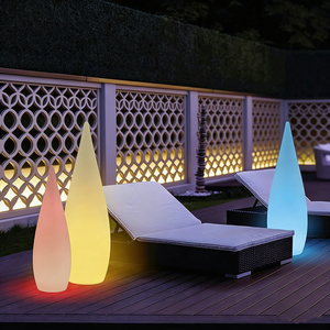 <span class=keywords><strong>Lampadaire</strong></span> Goutte d'Eau Grande Taille, Éclairage Extérieur Étanche pour Jardin, Décoration de Cour Paysagère - Product Image 3