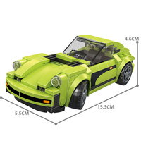 Bloc voiture 2872 course Super voiture de sport MOC briques petit modèle enfants assemblage éducatif bloc de construction ensemble jouet voiture Juguete