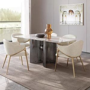 Chaises de salle à manger et de salon en velours nordique moderne, vente en gros, Zxm, vente chaude, ergonomiques, luxe léger, pour jeux vidéo et mariage - Product Image 2