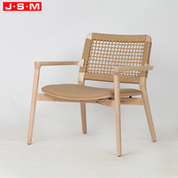 Fauteuil de salle à manger en bois massif de qualité supérieure, cadre en bois de frêne, dossier en corde de papier, fauteuil d'appoint