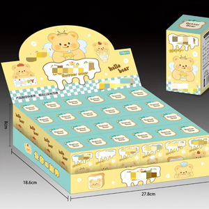 Lot de 2026 figurines mystères Capybara Cheval du Zodiaque Chinois 2026, mini-boîtes surprises animaux mignons pour récompenses scolaires et cadeaux de maternelle - Product Image 4