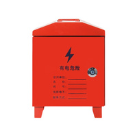 Equipo de Distribución de Energía Portátil de Fábrica, 220V 380V 63A, 4 Tomas, Uso en Exteriores, Caja de Segundo/Tercer Nivel para Obras de Construcción