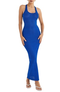 Vestido de verano para mujer, vestido de suéter, minivestido de punto de algodón a la moda para mujer - Product Image 2