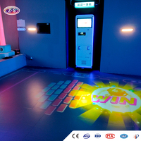 Projecteur de sol mobile interactif, système de projection pour aire de jeux intérieure, pour centre commercial