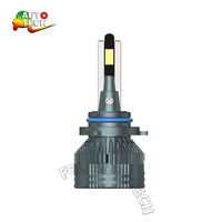 Ampoule de phare de voiture à LED série N15 Super Puissance H1 H3 H7 H11 9005 6500K avec tubes en cuivre
