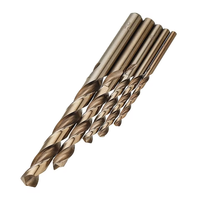 Jeu de forets hélicoïdaux personnalisables en acier HSS Cobalt DIN338 pour le perçage de métaux, acier inoxydable, aluminium, cuivre et bois