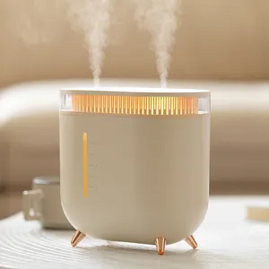 Humidifier Semprot Ganda Portabel Isi Ulang Logo Kustom Usb Dingin Kabut Ultrasonik Humidifier Udara 2 Liter Tangki Air