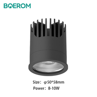 Module d'éclairage encastré à LED 8W 10W 12W Spot avec radiateur en aluminium et lentille réfléchissante MR16 en option